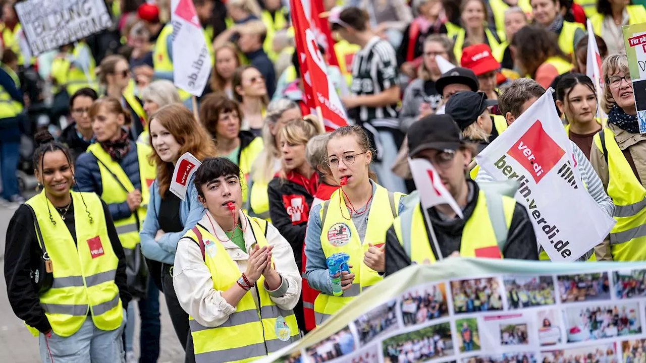 Berlin & Brandenburg: In Berliner Kitas drohen ab Monatsende unbefristete Streiks