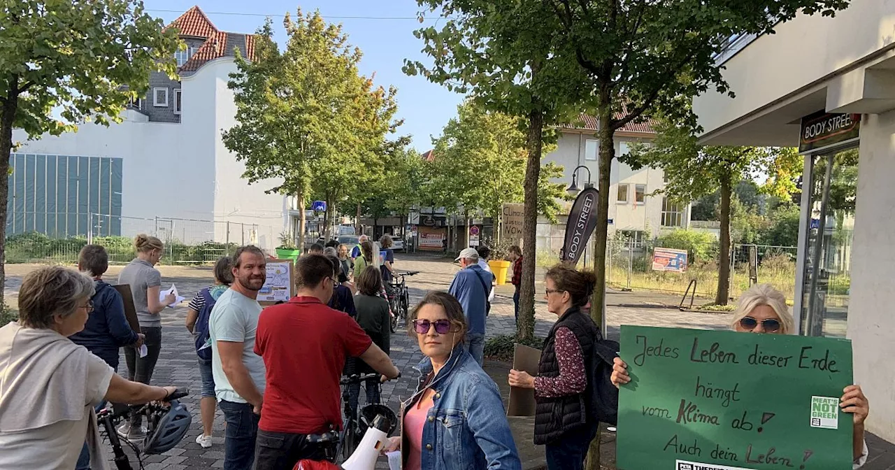 Demo in Bünde: Bürger vereinen ihre Stimmen für den Klimaschutz