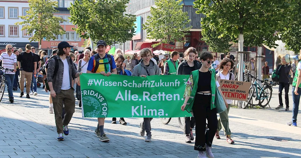 Fridays for Future in Paderborn: Demonstrierende setzen sich gegen Rechtsruck ein