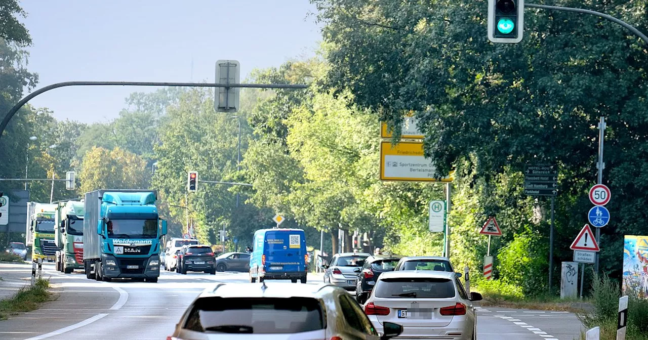 Straße am Mansergh-Quartier in Gütersloh wird ausgebaut - Autoverkehr nimmt massiv zu