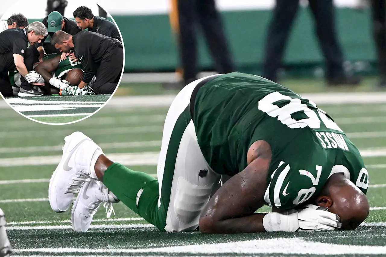 Jets' Morgan Moses likely avoids the worst with knee injury