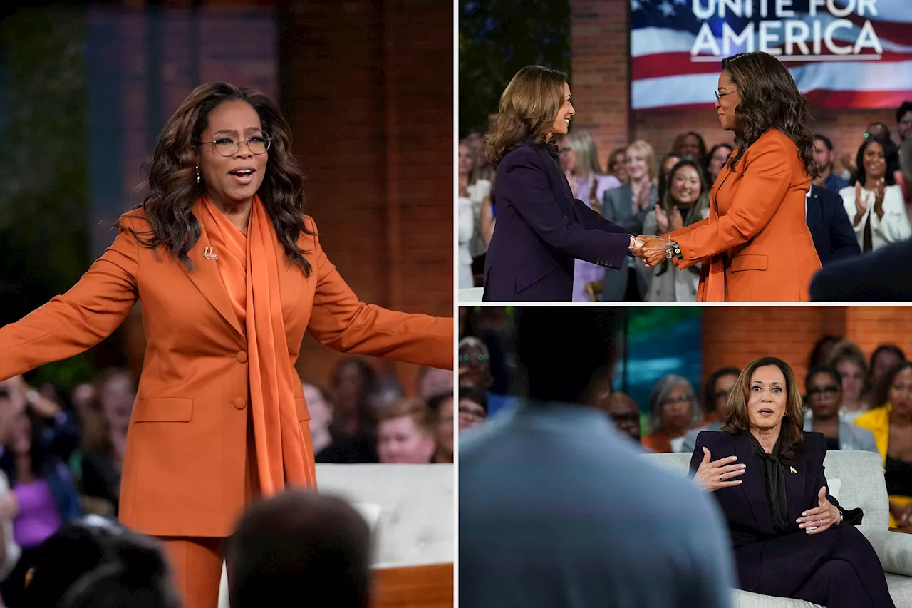 Kamala Harris gets called out by Oprah Winfrey for dodging question at Michigan campaign event, again offers no proposals