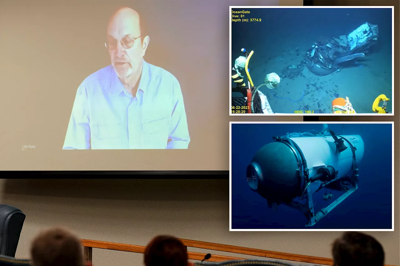 Titan submersible malfunctioned just six days before fatal dive, ex-OceanGate scientific director testifies