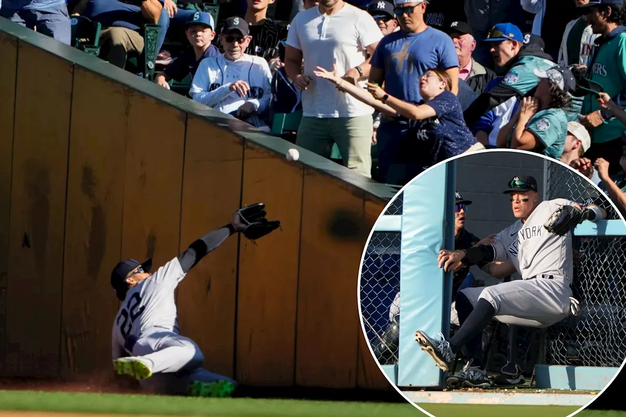 Yankees' Juan Soto likely avoids major injury after Aaron Judge-like wall collision: 'A little scared'