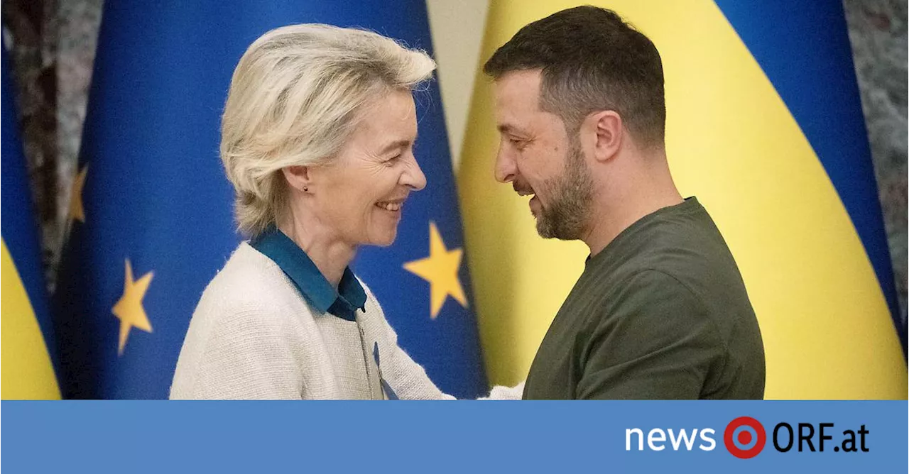 Von der Leyen in Kiew: EU-Hilfe soll Ukraine über den Winter bringen