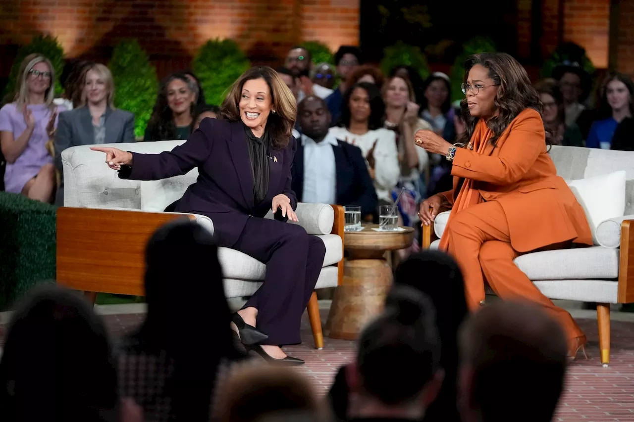 Kamala Harris talks abortion rights, gun rights, Jan. 6 during Oprah event in Michigan