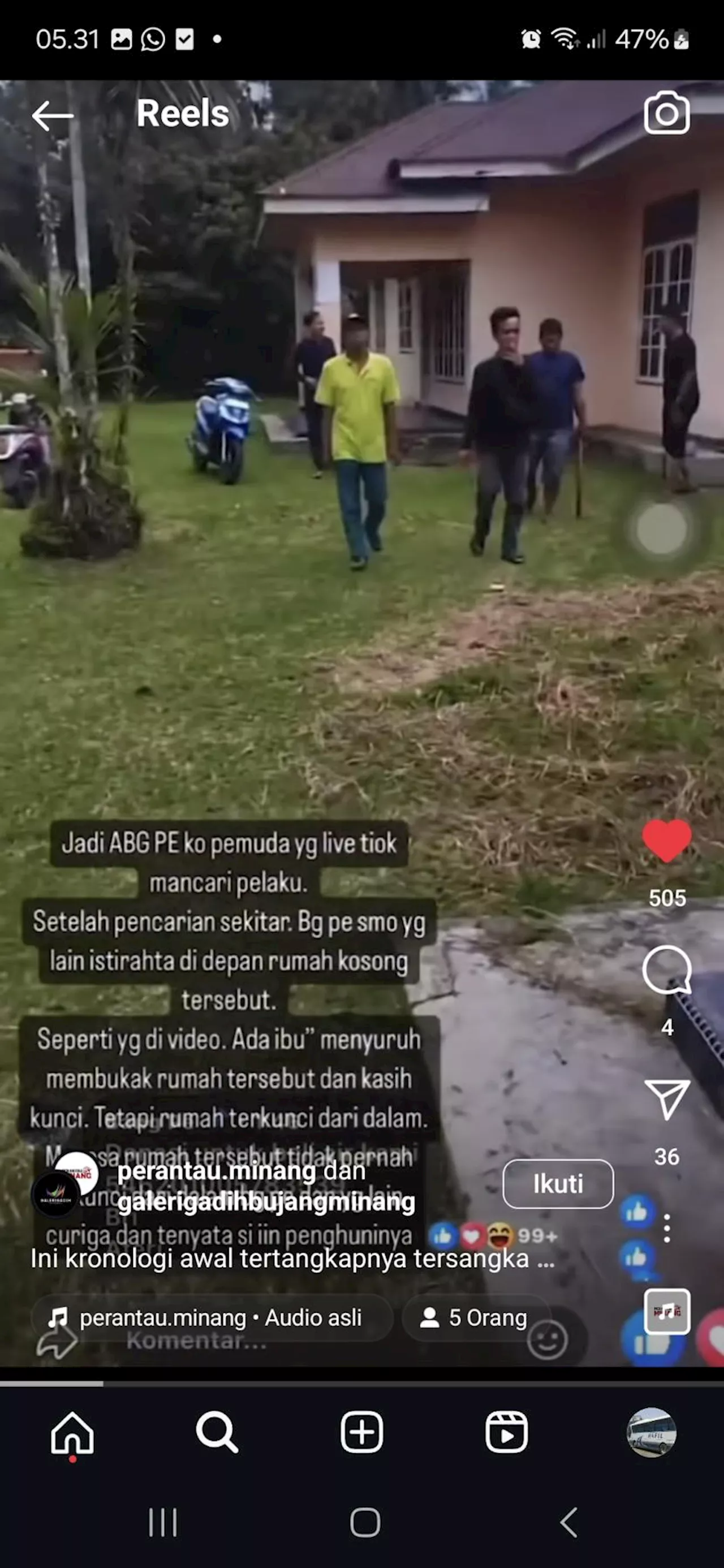 Kronologi Ditangkapnya Pembunuh Gadis Penjual Gorengan: Bermula dari Live Tiktok Warga