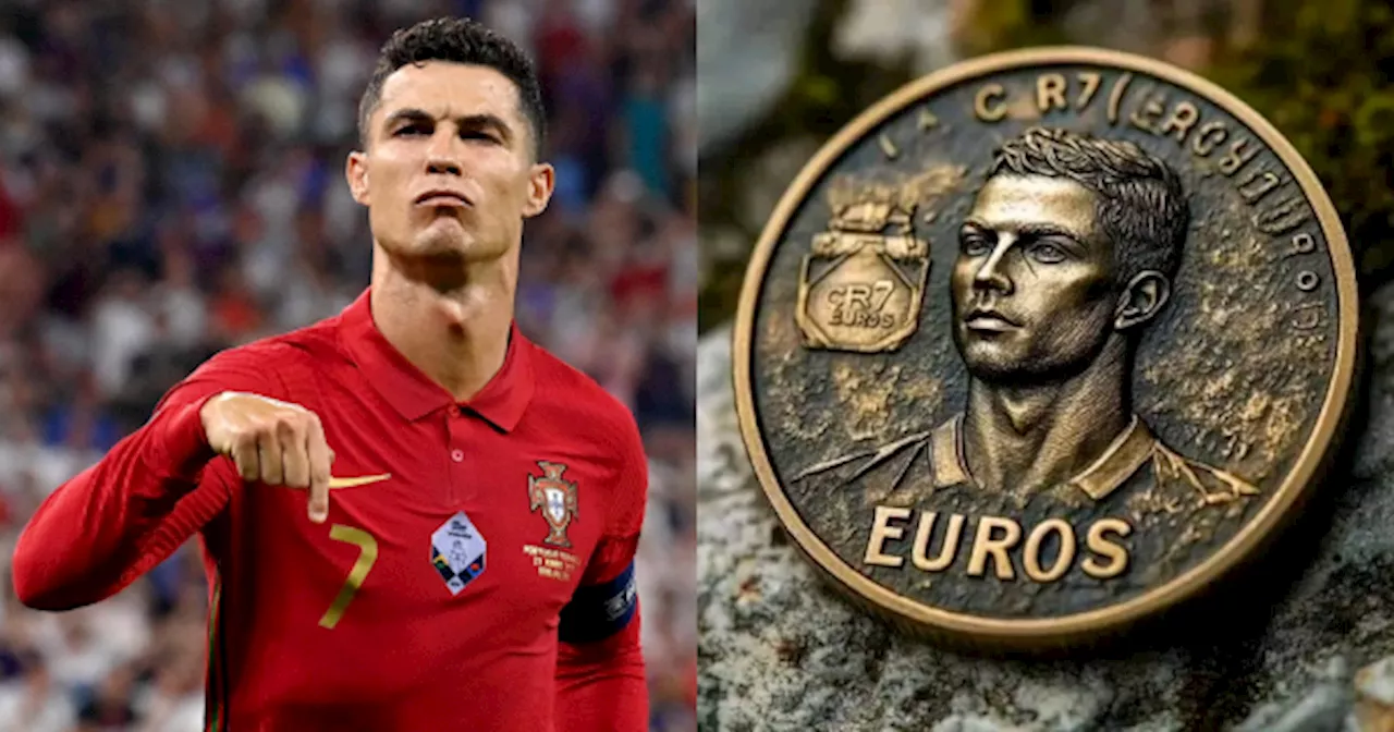 Portugal Bakal Keluarkan Syiling Khas €7 Dengan Wajah Cristiano Ronaldo