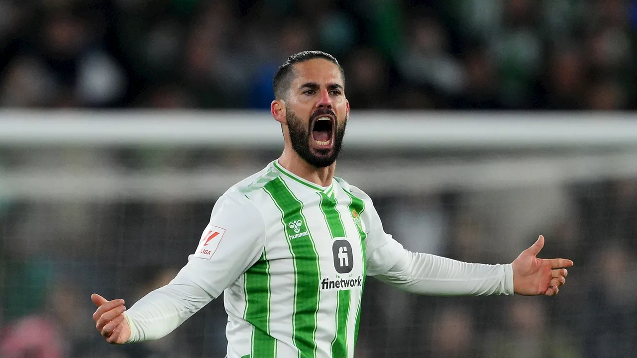 Isco, sobre el Betis: 'El equipo me está poniendo cachondo perdido'