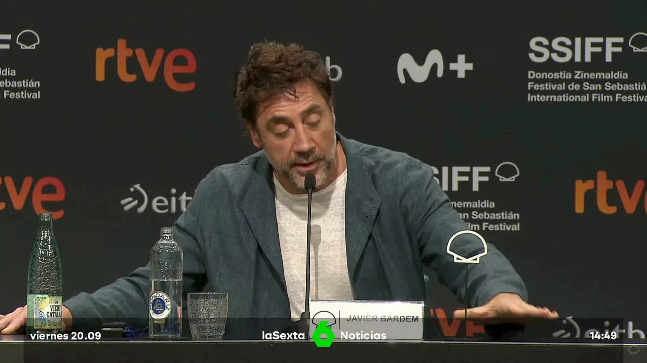 Javier Bardem: 'Netanyahu y Hamás deben ser juzgados por el sufrimiento de los palestinos'