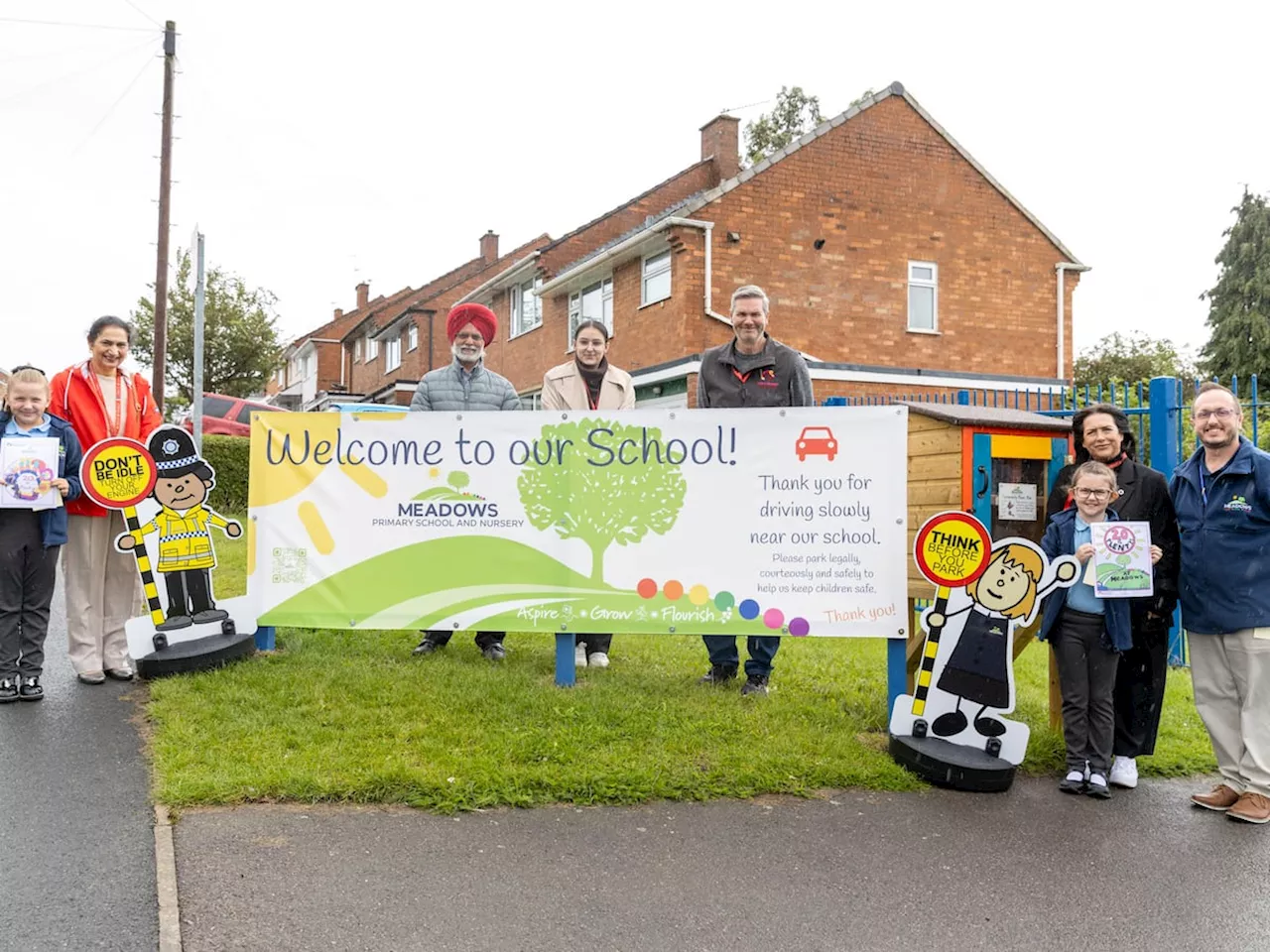 Warning signs added after near misses and speeding drivers put Telford primary school pupils in danger