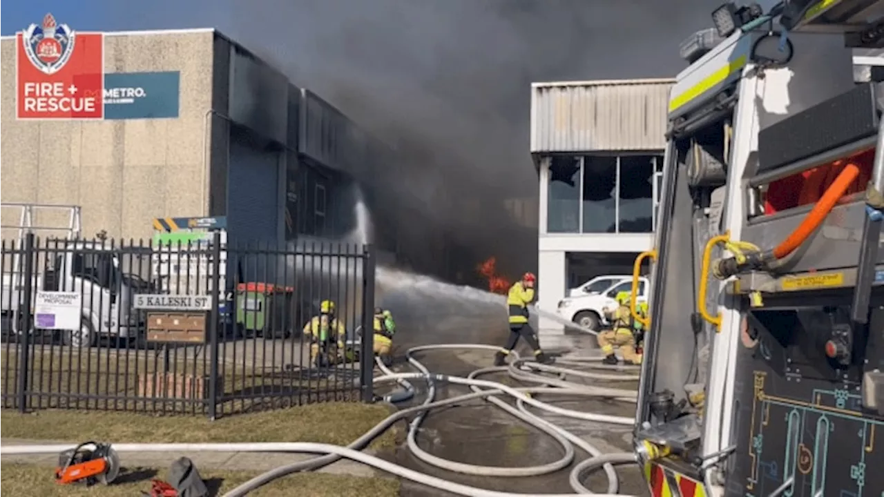 Firefighters battling ‘intense’ blaze at southwest Sydney commercial property