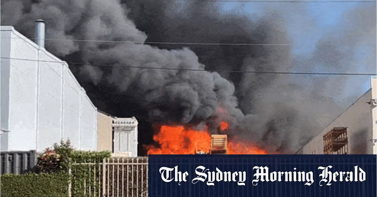 Firefighters battling industrial fire in Sydney’s southwest