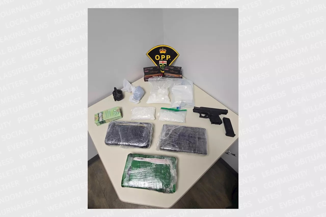 Trio from southern Ontario busted on Hwy. 17 with gun, cash, $300K in drugs: OPP