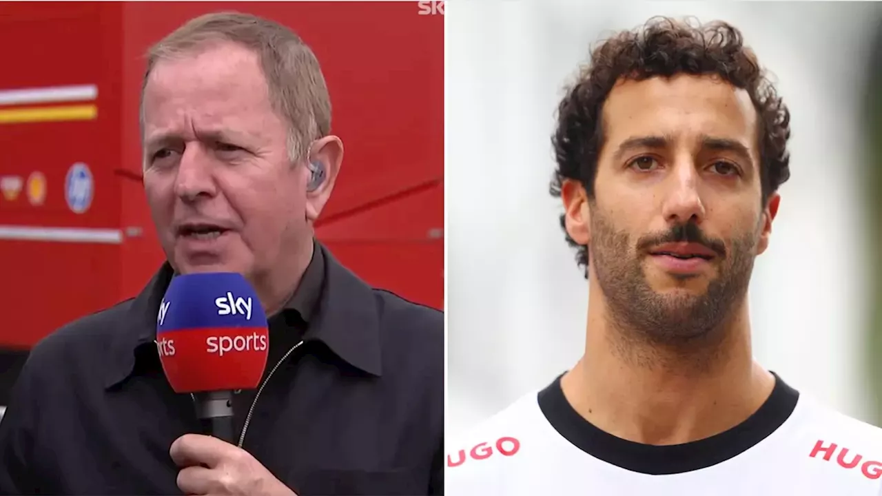 Martin Brundle drops huge update on Daniel Ricciardo's Red Bull future amid 'sacking' rumours