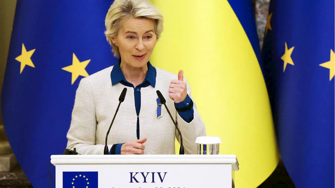 Bis zu 35 Milliarden Euro: Von der Leyen kündigt neue Finanzhilfen für Ukraine an