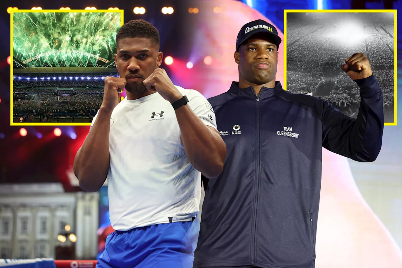 Anthony Joshua vs Daniel Dubois set to break UK boxing attendance record with 96,000 at Wembley but...