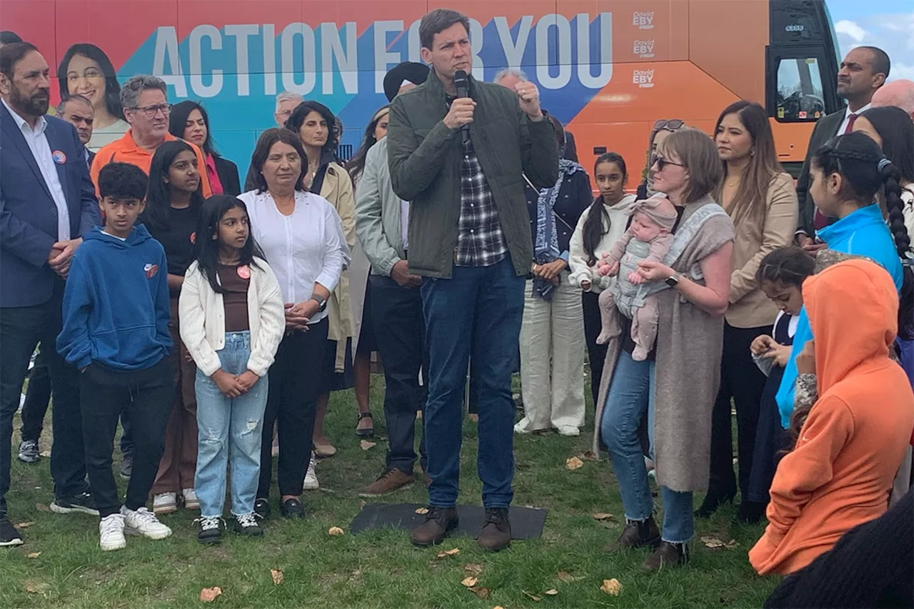 Eby launches campaign in Surrey, the 'epicentre' of B.C.'s challenges