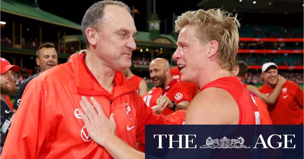 ‘Live in the moment’: Forget pain of grand final thrashing, Longmire tells Swans players