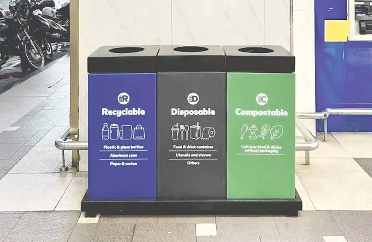 SM dept stores add waste sorting bins