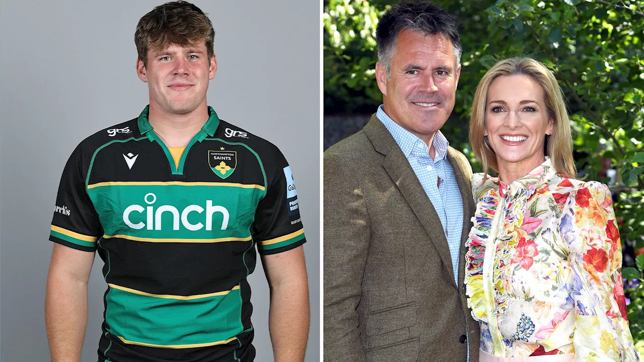 BBC Sport presenter Gabby Logan reveals rugby star son has begged her to stop talking about her sex life...