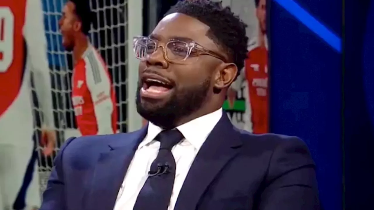 Watch Micah Richards’ hilarious reaction after Arsenal hero David Raya reveals favourite CBS pundit in a...