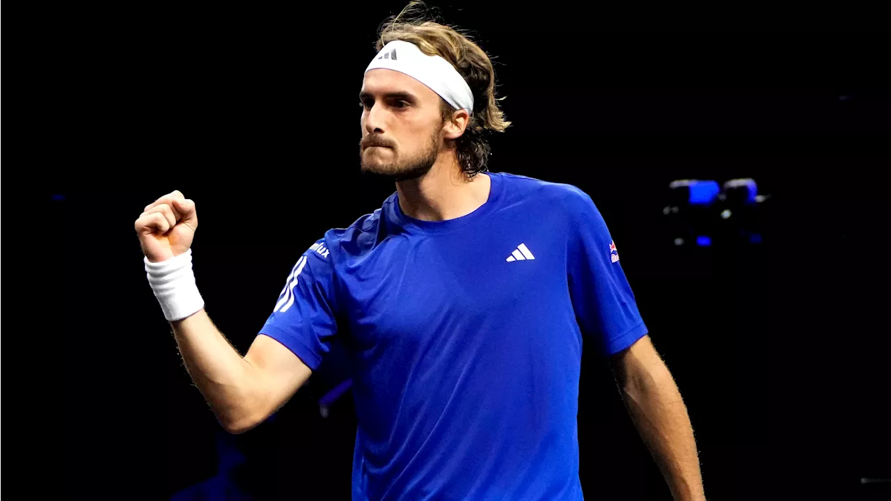 Tsitsipas beats Kokkinakis to pull Team Europe even with Team World