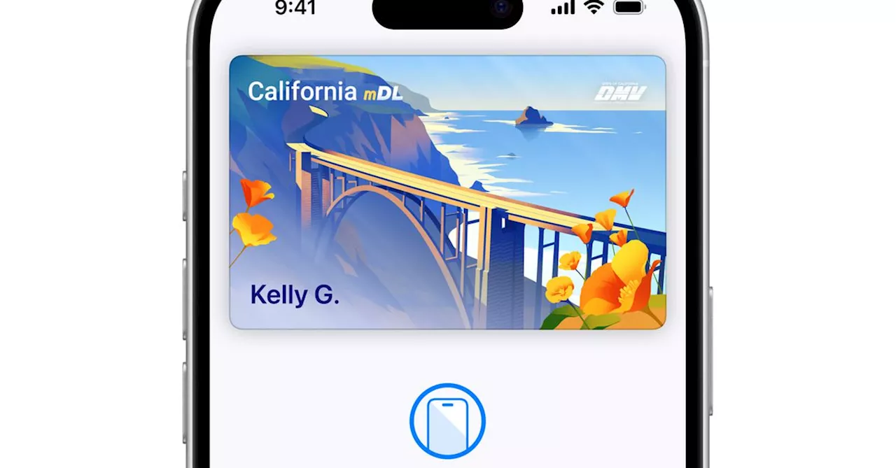 California Residents Can Now Add Driver's Licenses To Apple Wallet