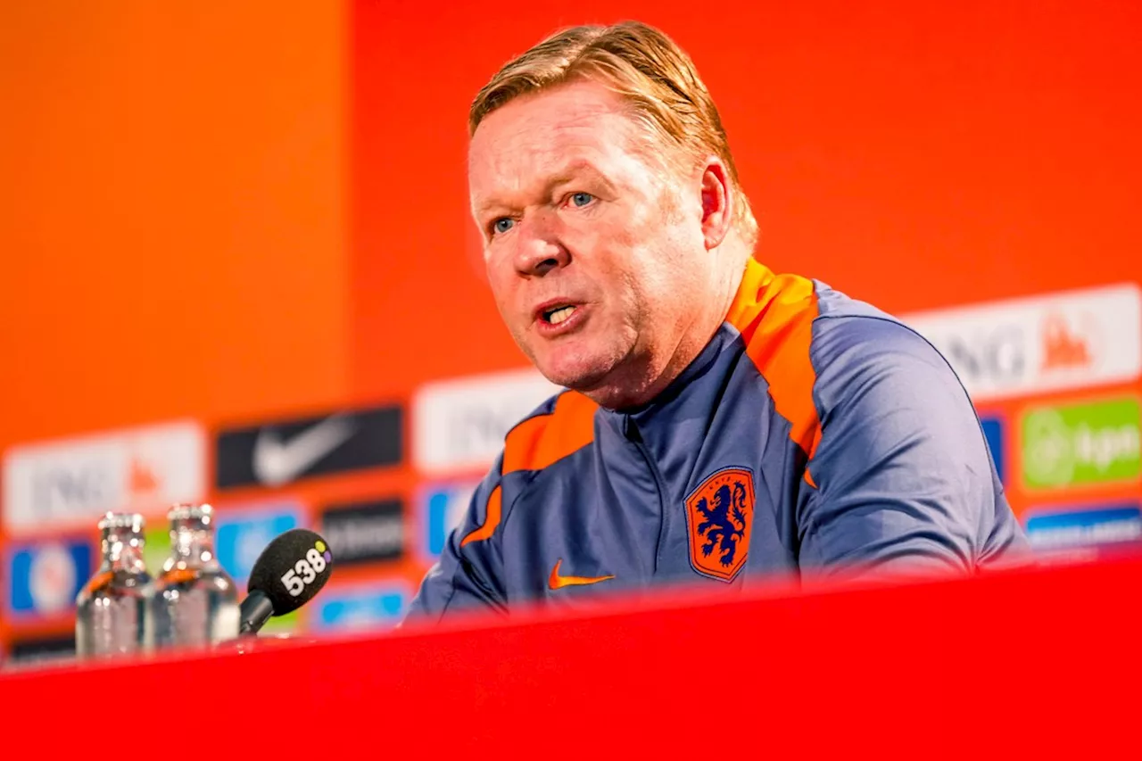 Koeman maakt voorselectie voor vervolg in Nations League bekend