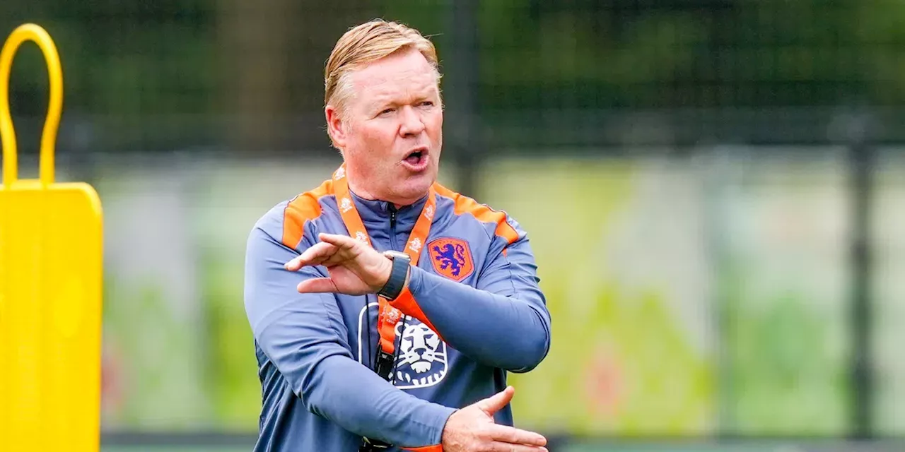 Koeman maakt voorselectie Oranje bekend voor Nations League