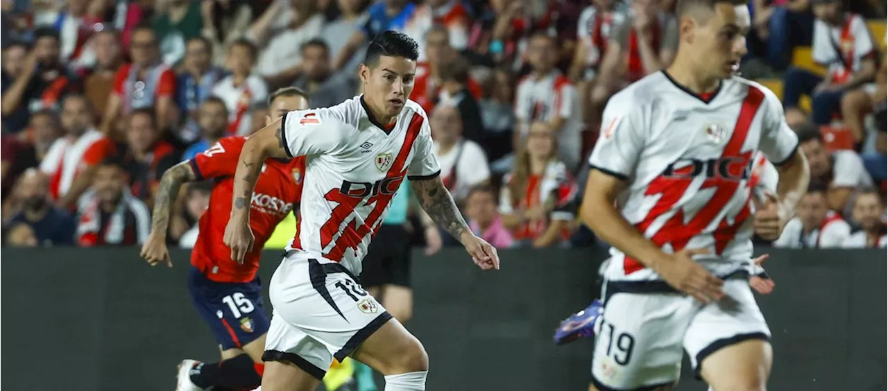 James se fija como objetivo ganar la Copa del Rey con el Rayo Vallecano