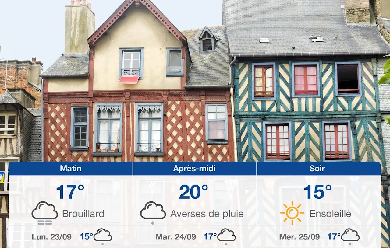 Météo Rennes: prévisions du dimanche 22 septembre 2024