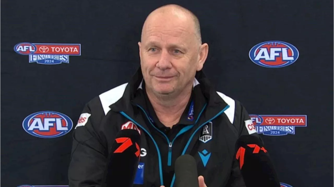 Port Adelaide coach Ken Hinkley says latest finals failure is not just on him