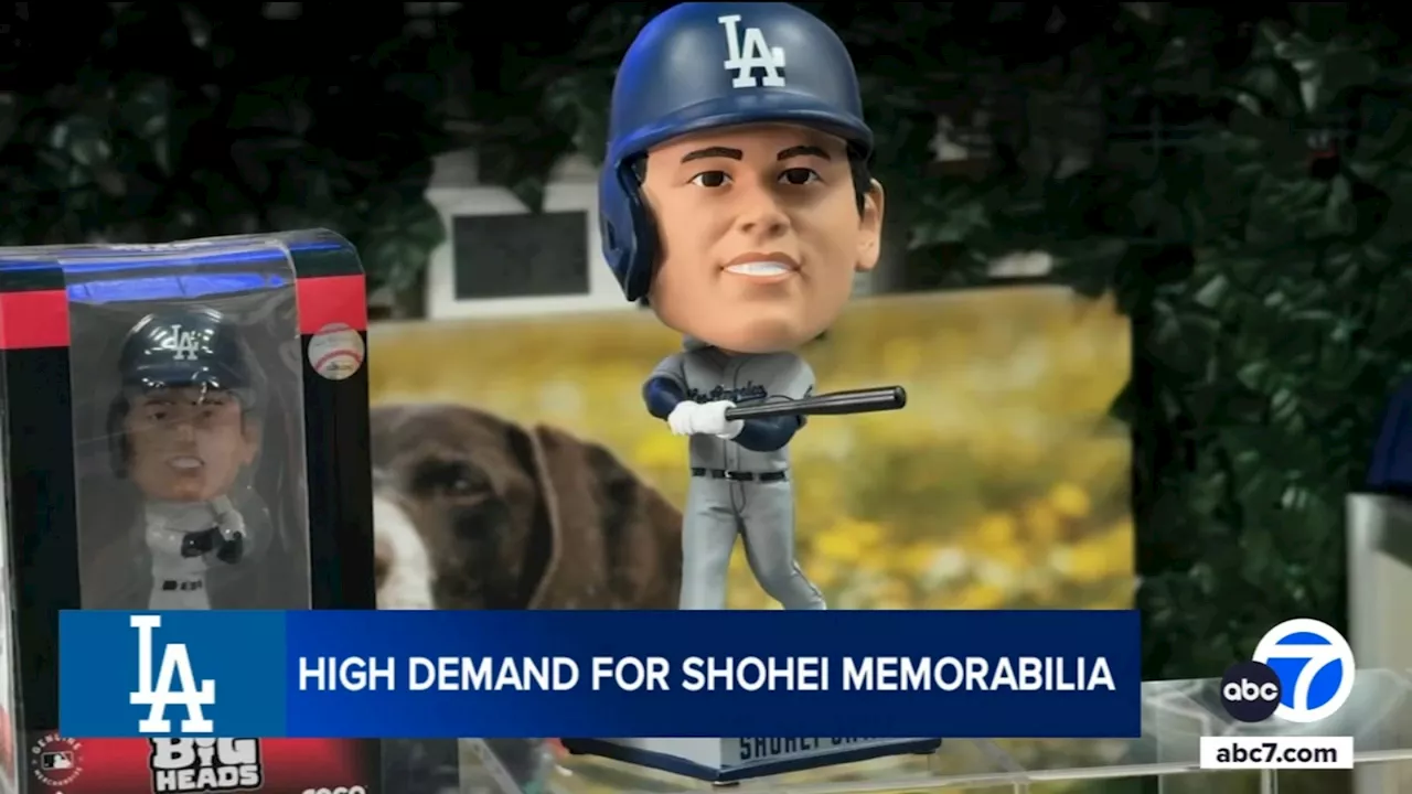 Shohei Ohtani's 50/50 milestone sparks frenzy at Fountain Valley sports store