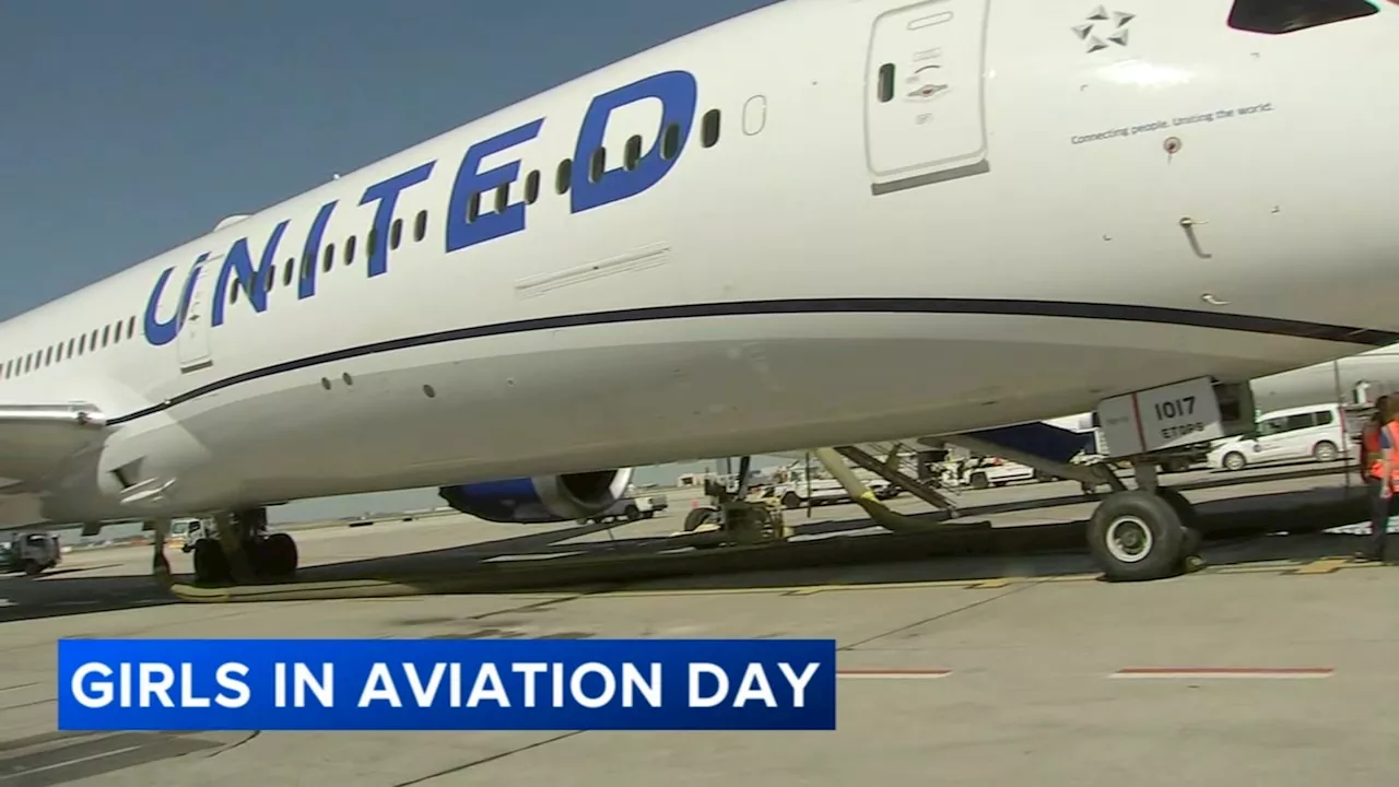 United Airlines gives students behind-the-scenes look at O'Hare Airport for Girls in Aviation Day