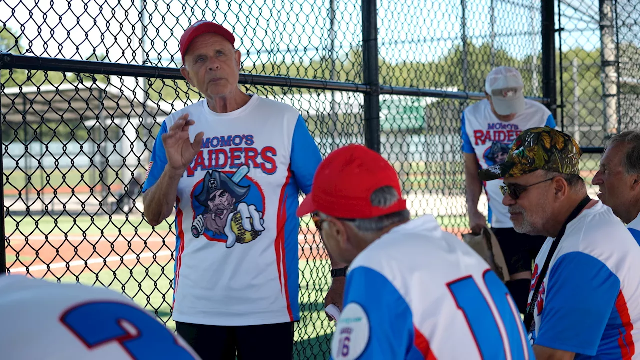 At softball league where minimum age is 58, genteel camaraderie mingles with steely competition