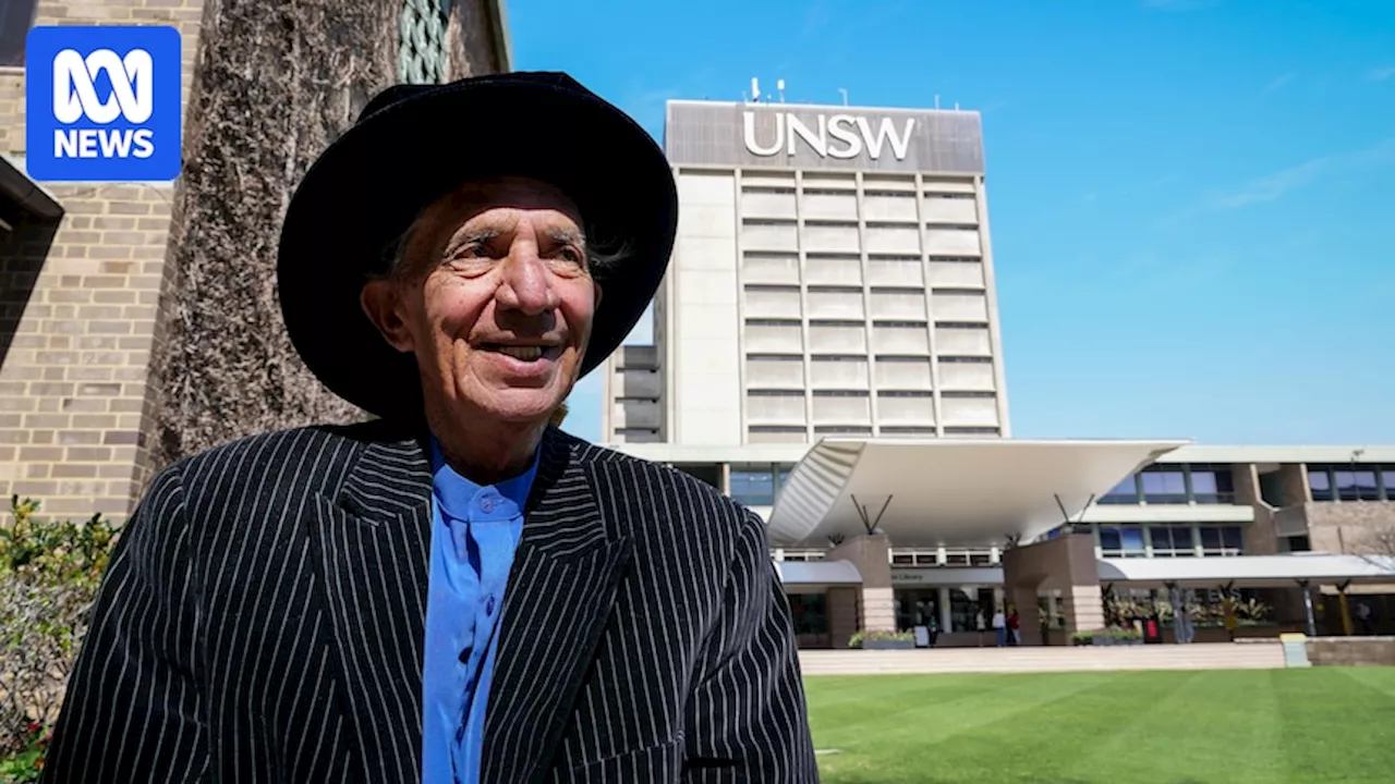 Rock and roll singer and medical tutor Uncle Vic receives UNSW honorary degree