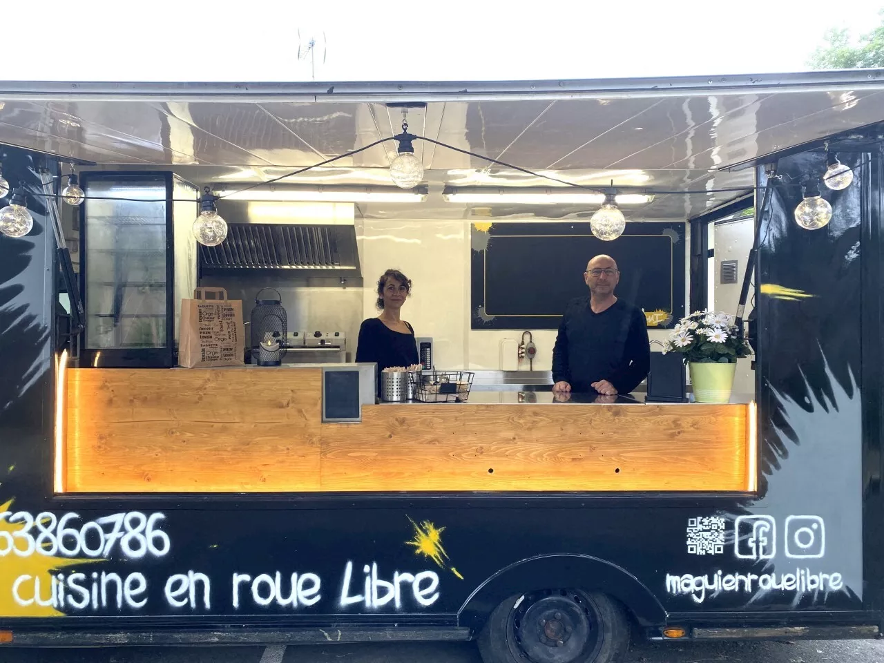 Malika et Guillaume lancent leur food-truck Ma Gui en roue libre