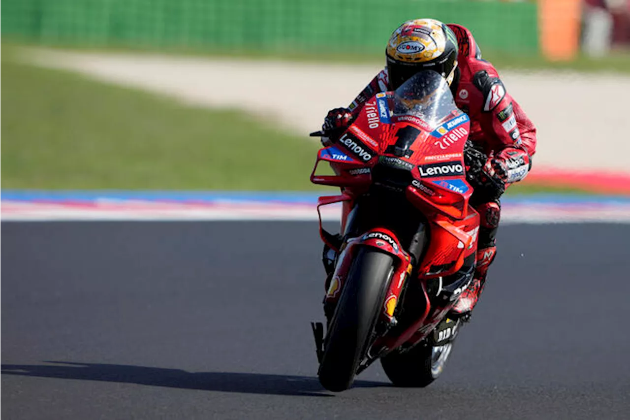 Bagnaia domina a Misano: pole position e vittoria nella gara sprint