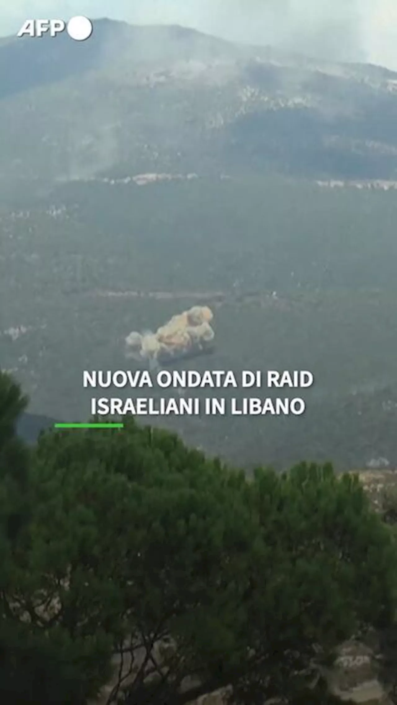 Nuova ondata di raid israeliani in Libano