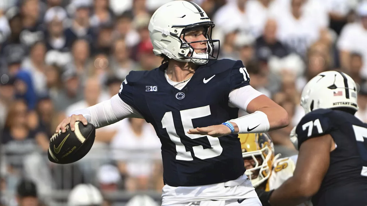 Allar's 4 total TDs lead No. 10 Penn State over Kent State