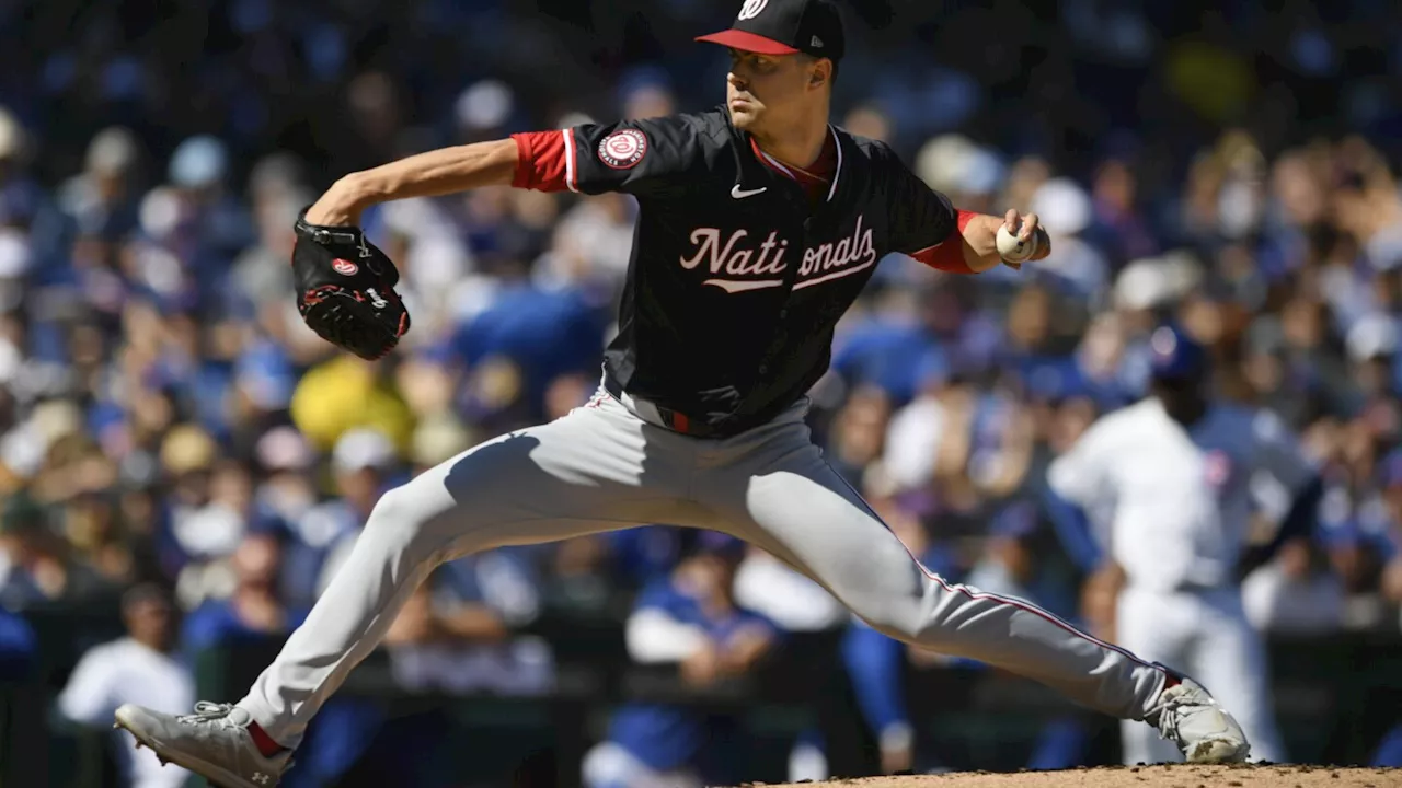 Gore pitches 7 sparkling innings as the Nationals beat the Cubs 5-1 to stop a 5-game slide