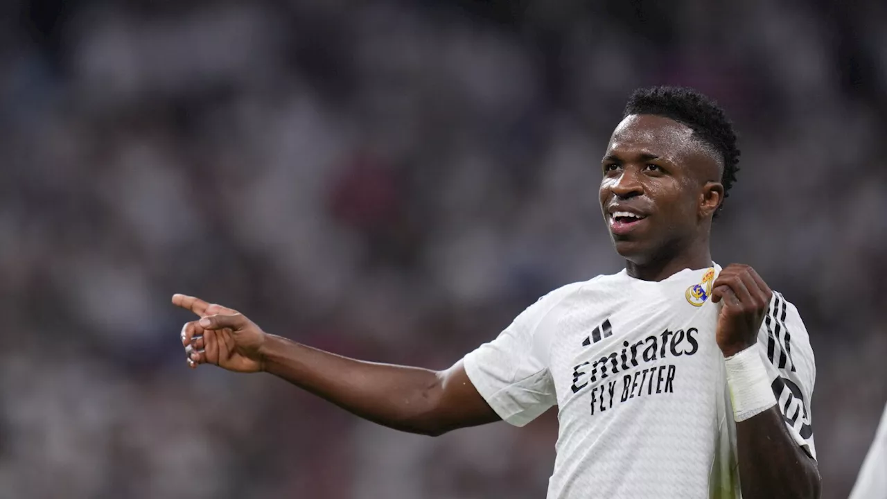 Super sub Vinícius sets up one and scores another as Real Madrid beats Espanyol