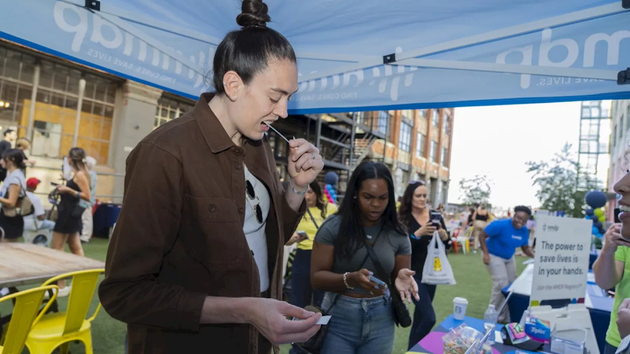 WNBA star Breanna Stewart raises awareness for marrow donor program after death of father-in-law