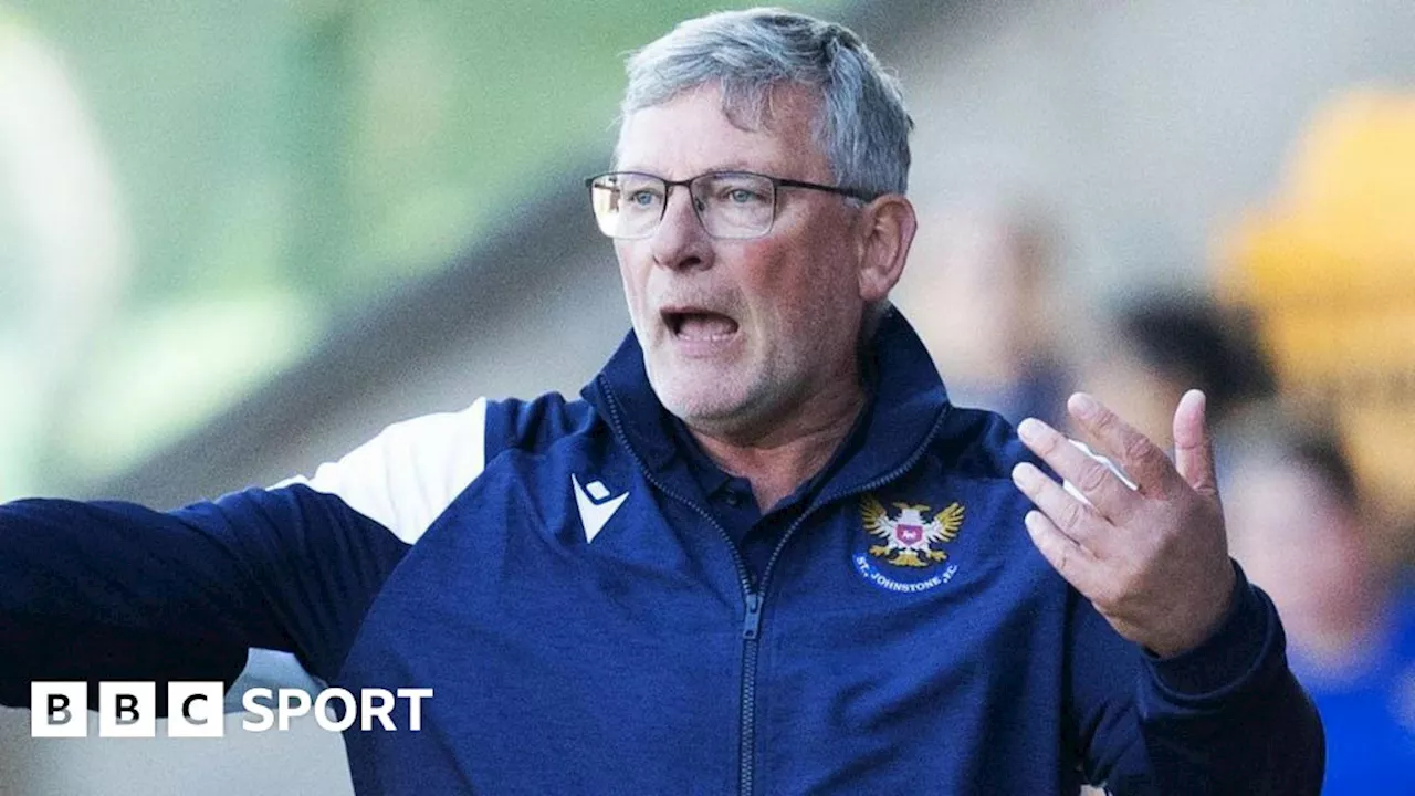 Craig Levein: Ex-Scotland boss 'surprised' by his St Johnstone sacking