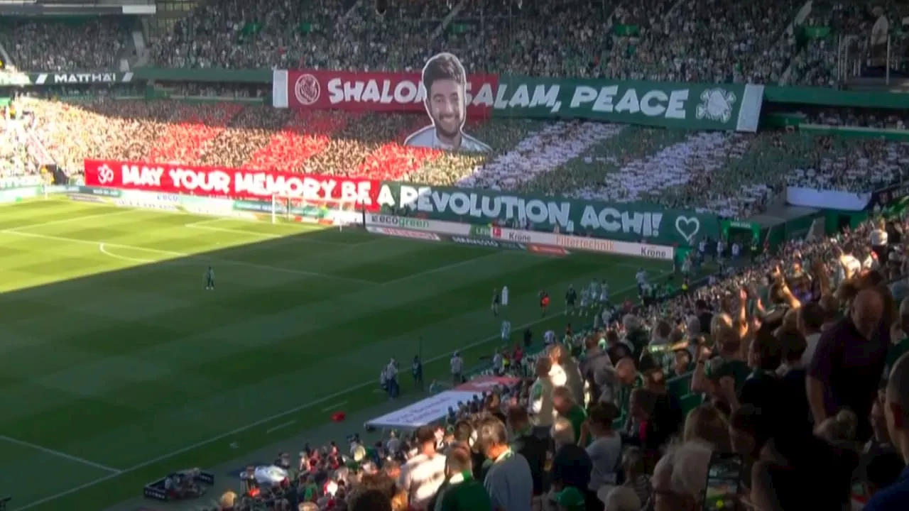 Werder-Fans gedenken erschossenen Fans Hersh Goldberg-Polin