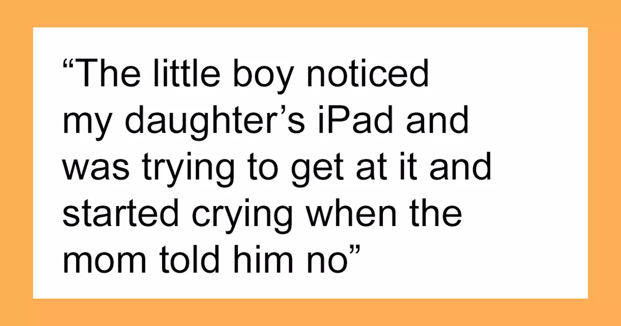 Stranger's Request To Take Their Child's iPad Goes Viral