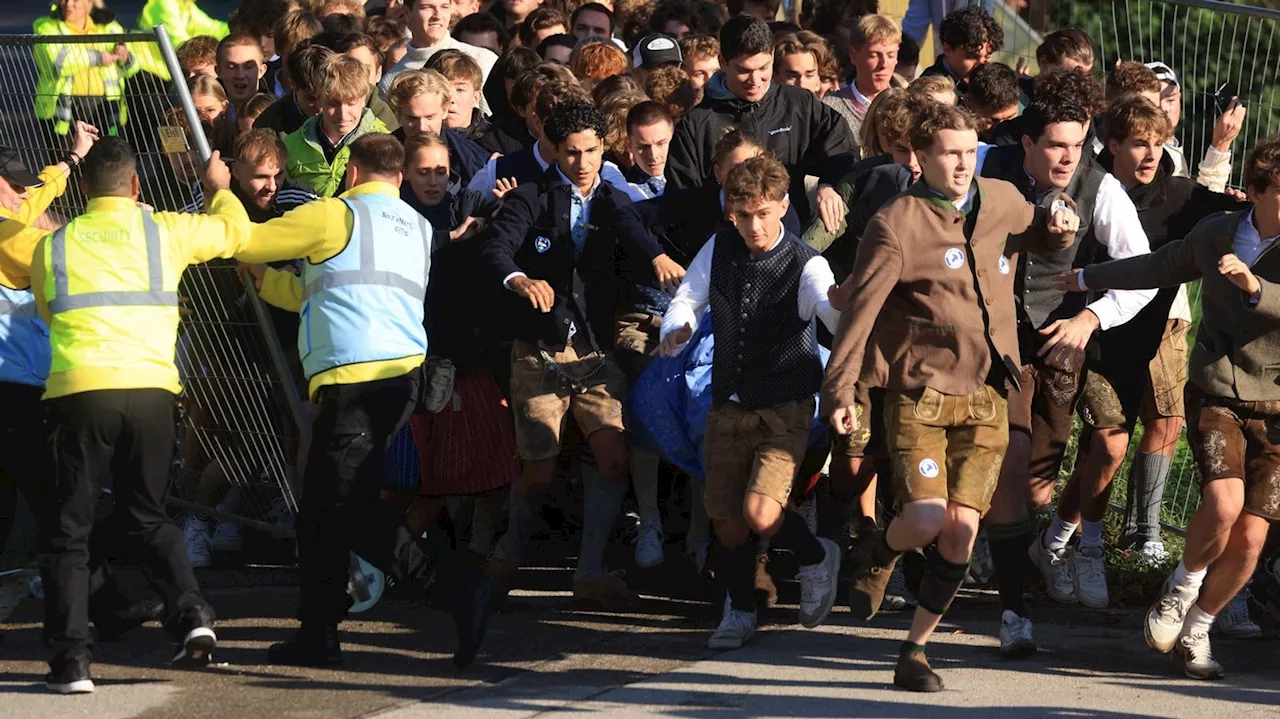 Wiesn-Gelände öffnet fürs Oktoberfest: Oans, zwoa, drei, run!