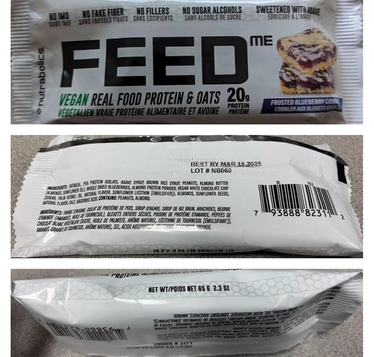 Nutrabolics Feed Me Vegan Protein Bar Recall Expanded Due to Undeclared Milk