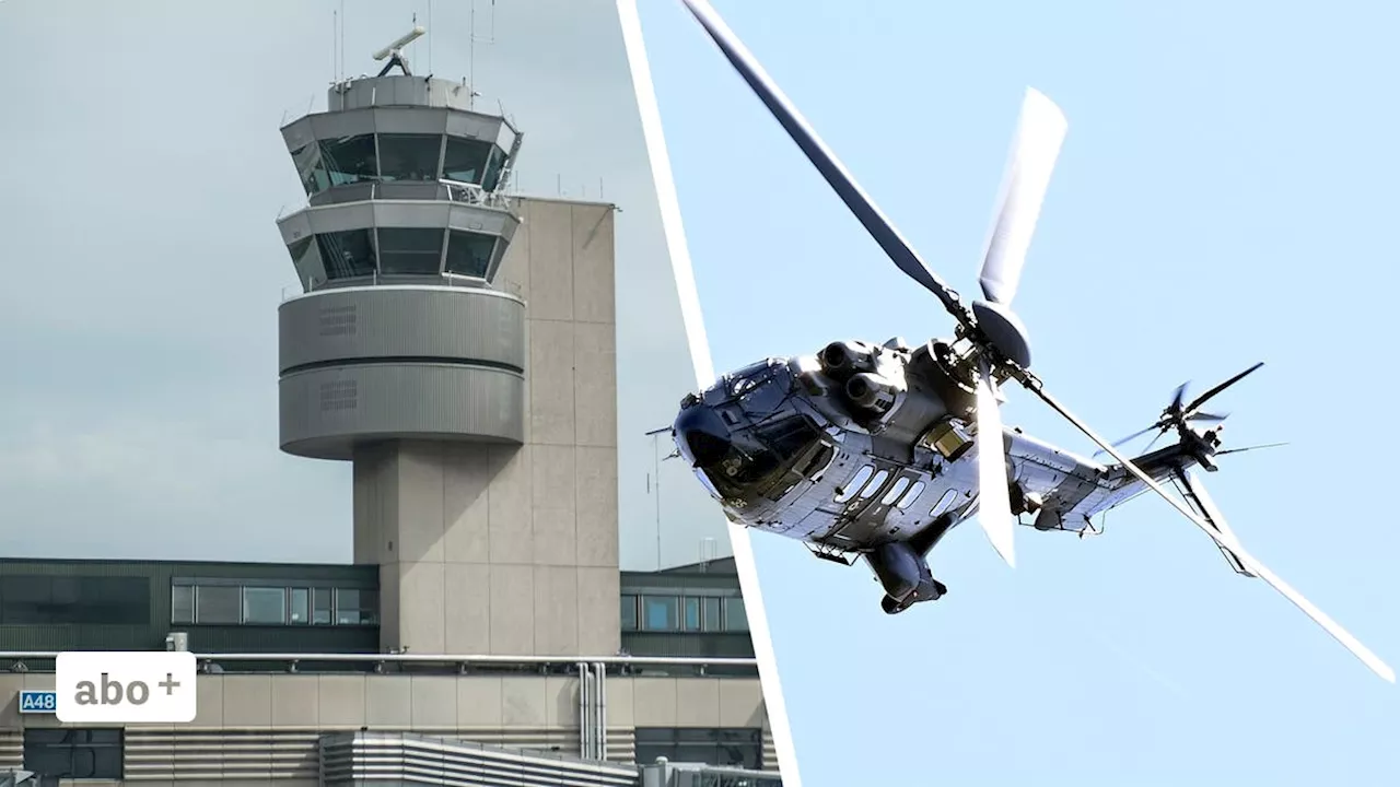 Bei Super-Puma-Manöver: Helikopter-Pilot verletzt am Flughafen Zürich eine Person